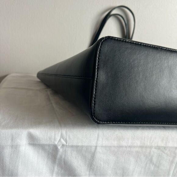 KATE SPADE Black Laptop Work Tote Heart Chain Perfect Cavern Poppy Staci Bag - Picture 8 of 12